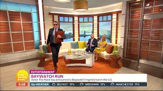 Richard Arnold Does a Classic Slow Motion Baywatch Run | Good Morning Britain