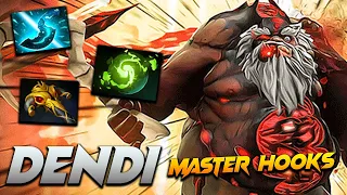 Dendi Pudge Awesome Butcher Hook Master - Dota 2 Pro Gameplay [Watch & Learn]