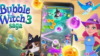 Bubble Witch saga 3 mode apk Level 1.2.3.4.5