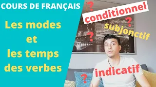 COURS DE FRANÇAIS LES MODES ET LES TEMPS DES VERBES EN FRANÇAIS CONDITIONNEL, INDICATIF, SUBJONCTIF