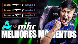 MELHORES MOMENTOS entre MIBR e AURORA na FINAL da ESL CHALLENGER MELBOURNE 2024