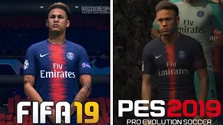 FIFA 19 VS PES 2019 | Graphics Comparison