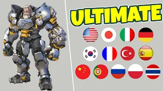 Overwatch 2 - REINHARDT'S Ultimate in ALL Languages!