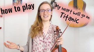 My Heart Will Go On - Titanic (how to play) - Easy Violin Tutorial