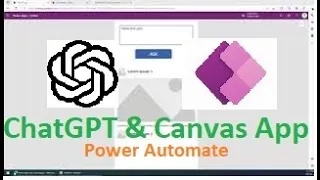 [DEMO] Canvas App& Power Automate & ChatGPT