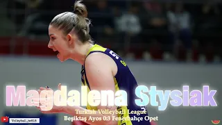 Magdalena Stysiak│Poland Power │Beşiktaş Ayos vs Fenerbahçe Opet │ Turkish Volleyball League 2023/24