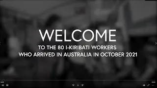 Welcome I-Kiribati workers to Queensland!
