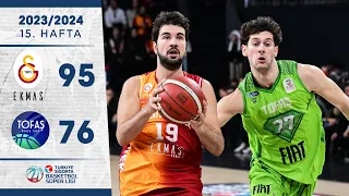 Galatasaray Ekmas (95-76) TOFAŞ - Türkiye Sigorta Basketbol Süper Ligi - 2023/24