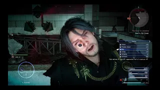 Final Fantasy XV Video Clips - Funny Noctis Face Glitch