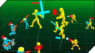 ДИКИЙ ВЕЛИКАН СТИКМЕН - Игра Stickman Simulator Battle of Warriors - Android