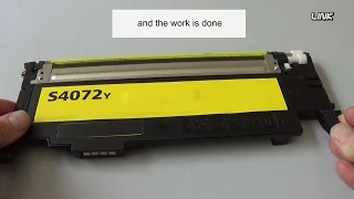 Quick Method to refill Samsung CLP HP 117A Color Toner Cartridges