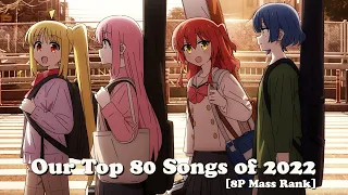 Our Top 80 Songs of 2022 [8P Mass Rank]