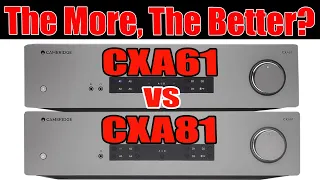 [SOUND BATTLE] Cambridge Audio CXA81 vs CXA61 "THE MORE POWER, THE BETTER?" [Blind Test] LS50 Meta