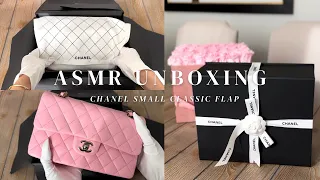 ASMR UNBOXING | CHANEL PINK Small Classic Flap Bag Gold Hardware