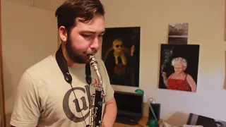 NoREVERB in autum Alto clarinet jazz solo