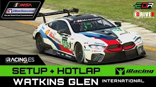 iRacing Hotlap+setup @Watkins Glen | BMW M8 GTE | 1:42,833 Carlos Oliver