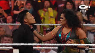 Tamina Nueva Campeona 24/7 Besa a Akira Tozawa - WWE Raw Español Latino: 30/05/2022