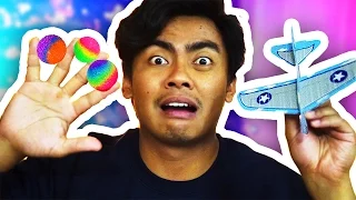 DIY How To Make BOUNCY BALL + AIRPLANE!