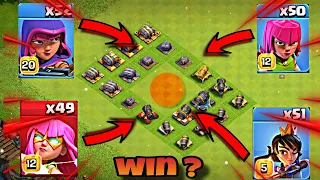 coc double Cannon vs all archer #coc #clashofclans #clashroyale #viral #coclive #cocgameplay #shorts