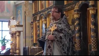 Проповедь о.Константина Корепанова на Литургии Преждеосвященных Даров.  Стояние Марии Египетской