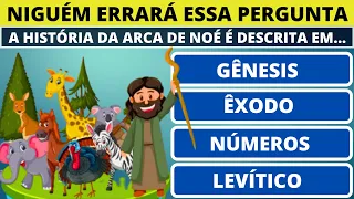 20 PERGUNTAS BÍBLICAS DINÂMICAS SOBRE A VIDA DE NOÉ - QUIZ BÍBLICO