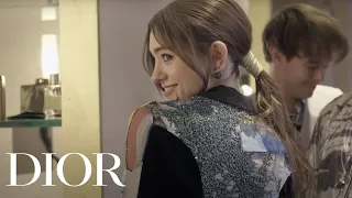 Stranger Things' Natalia Dyer getting ready for the Dior Spring-Summer 2020 show