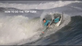 Start Waveski Surfing: How to do the top turn