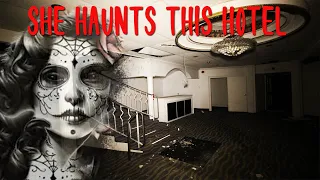 SHE HAUNTS THIS ABANDONED HOTEL (GHOST TALKS TO US AT 3 AM)