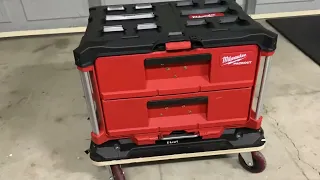 Milwaukee packout hack (create a single, extra large drawer!)