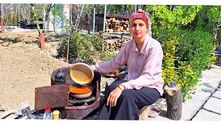 Cooking in the village | Cooking according to grandmother's recipe(KEBAB DIGI)