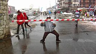 Kevin Pearce Does the Limbo