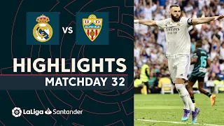 Highlights Real Madrid vs UD Almería (4-2)