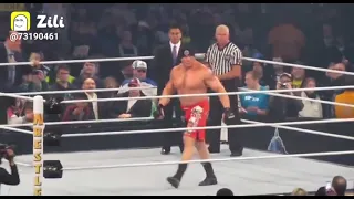triple h vs Brock Lesnar WrestleMania 29 fight