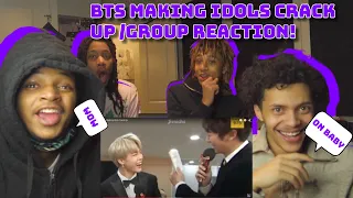 BTS Making Idols Crack Up /GROUP REACTION!