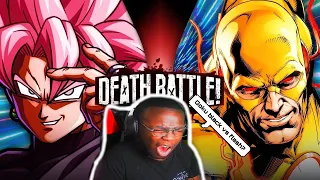 Goku Black VS Reverse-Flash (Dragon Ball VS DC) | DEATH BATTLE!|Reaction