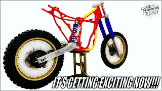 Honda CR250 Full Restoration - Part 7 - Rolling Frame