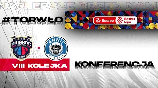 Konferencja prasowa | Twarde Pierniki Toruń - Anwil Włocławek | Energa Basket Liga