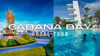 Universal’s Cabana Bay Beach Resort • Tour Pt 1 | CABANA COURTYARD POOL w/ Water Slide