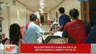UB: Mga biktima ng ligaw na bala sa Metro Manila, umabot na sa 20