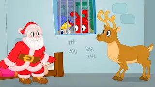 Santa is in Jail For CHRISTMAS! | Holiday Cartoon For Kids | Mila and Morphle