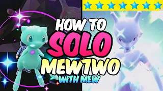 How to SOLO 7 Star Mewtwo Raids with Mew in Pokemon Scarlet Violet
