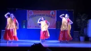 VSNY Deepavali & Dasara 2014:02 Dance -Nagada sang dhol baje