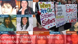Crypt Of Life Tales  Unsolved Mysteries:   Canadian Highway of Tears Missing Indigenous Women