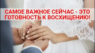 Готовность к Восхищению!  Нет ничего важнее сегодня!