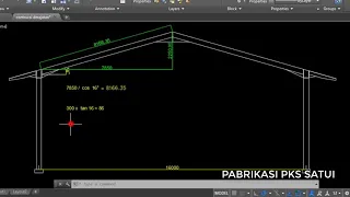 Rumus cepat cara cari panjang & potongan kemiringan