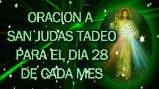 ORACION A SAN JUDAS TADEO PARA EL DIA 28 DE CADA MES