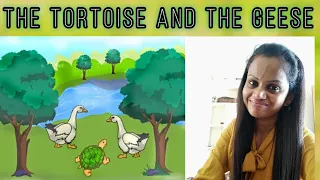 The Tortoise and the Geese - Kindergarten Moral Story with Properties