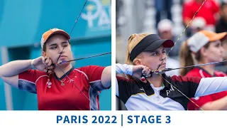 Ella Gibson v Mariya Shkolna – compound women Semifinal 1 | Paris 2022 World Cup S3