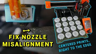 Align / offset your nozzle and bed to maximise available build volume
