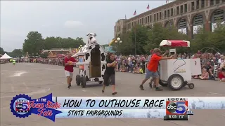 Outhouse race kicks off at Iowa State Fair